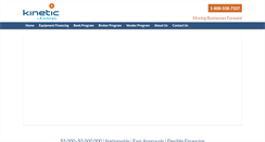 Desktop Screenshot of kineticlease.com